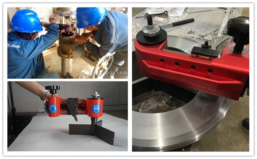 MFM350 Hot Selling Small Portable Flange Facer Repair Tools By Hand Power
