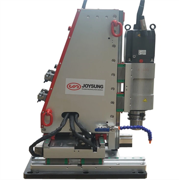 Joysung TCM508 Portable CNC Mill Machine Removing Broken Studs On Site