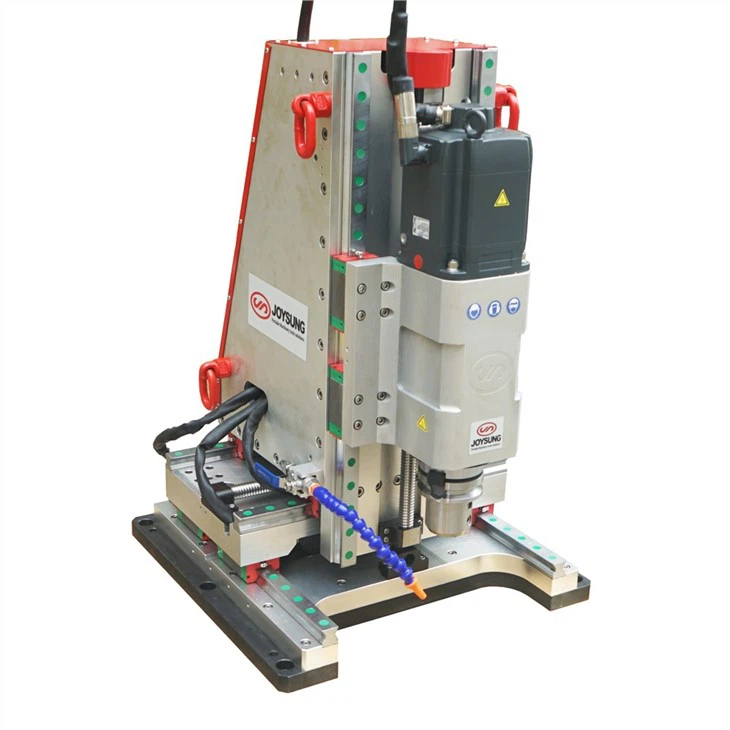 Joysung TCM508 Portable CNC Mill Machine Removing Broken Studs On Site